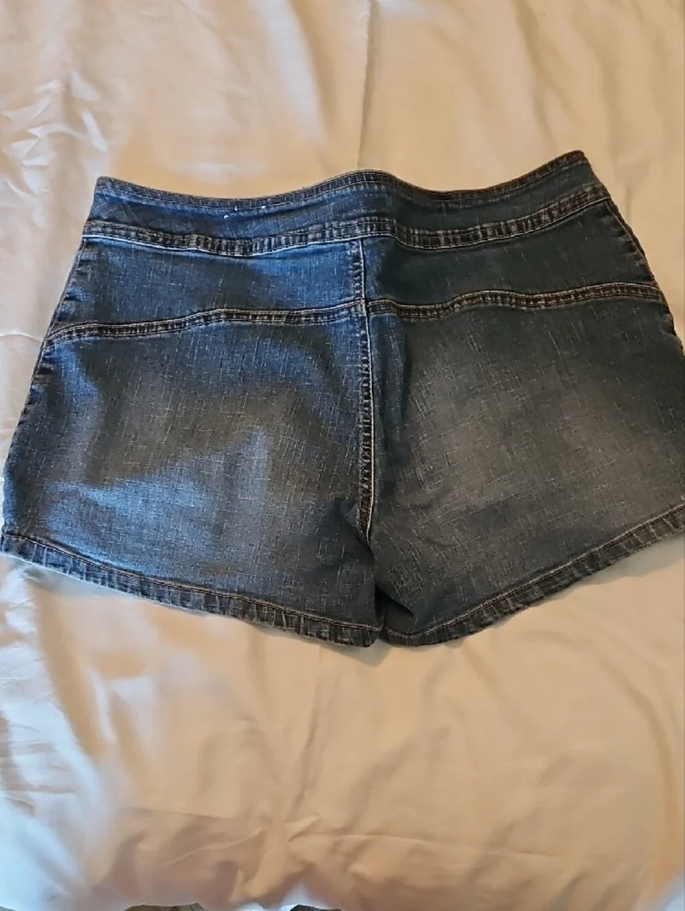 No Boundaries Dark Blue Denim Jean Shorts